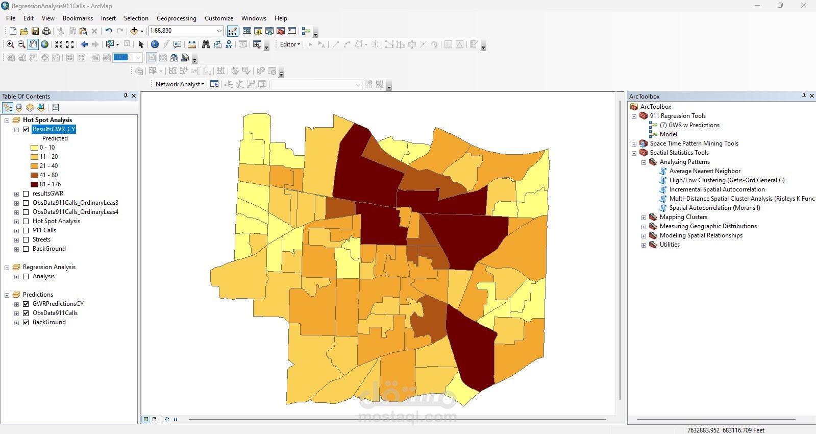 القيام بمشاريع نظم المعلومات الجغرافية GIS