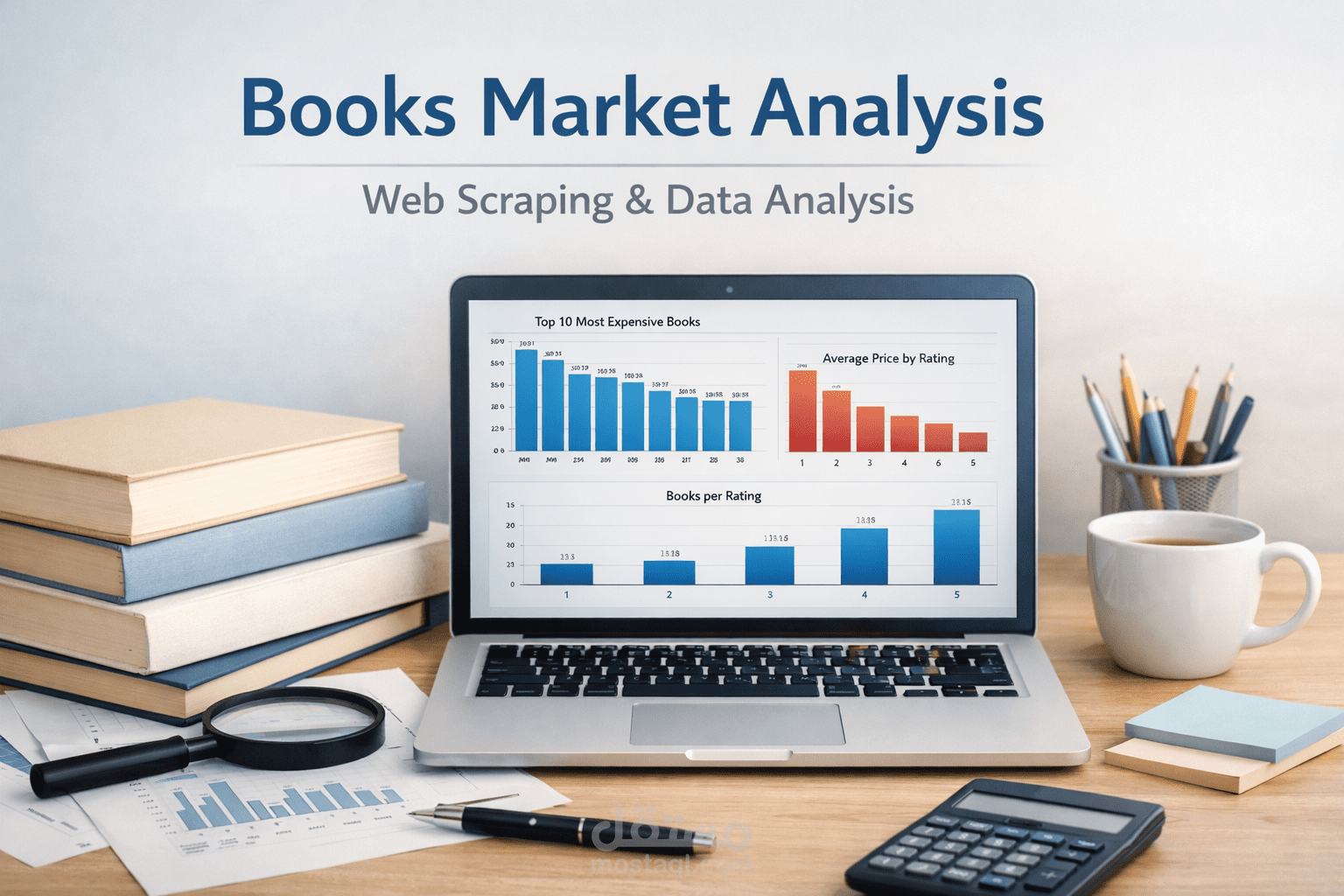 تحليل سوق الكتب باستخدام بايثون | Web Scraping وتحليل البيانات