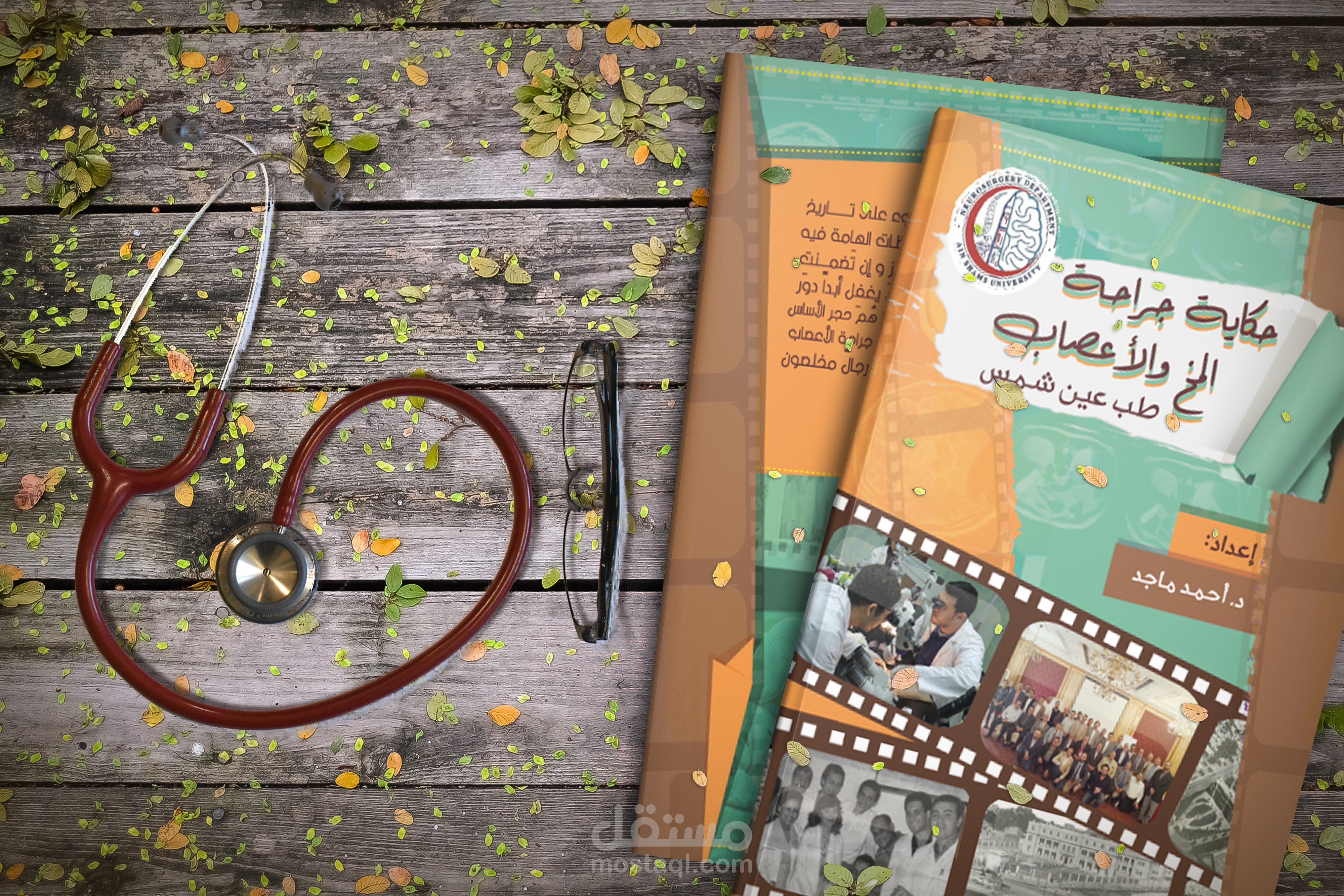 غلاف كتاب لمناسبة طبية