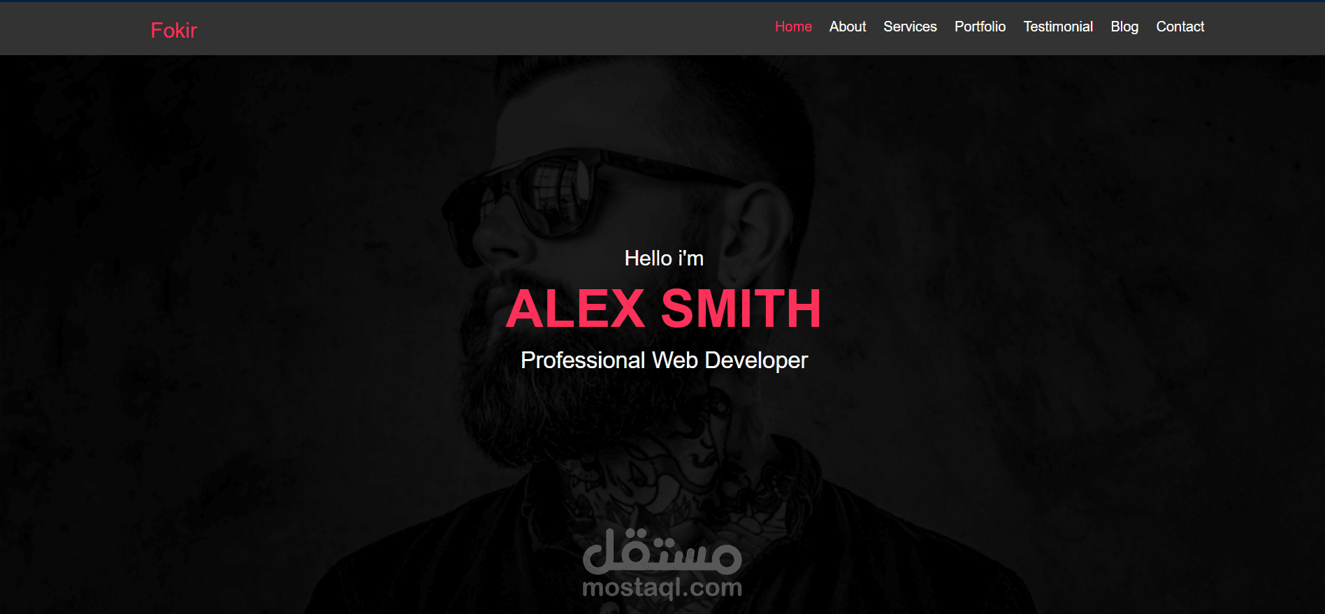 تصميم صفحة جذابة باستخدام HTML وCSS مع تأثيرات حركية أنيقة