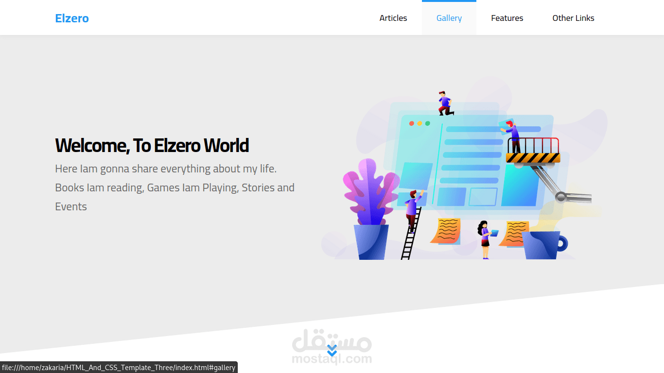 إنشاء موقع بورتفوليو احترافي ومتجاوب مجاناً مقابل تقييم ⭐
