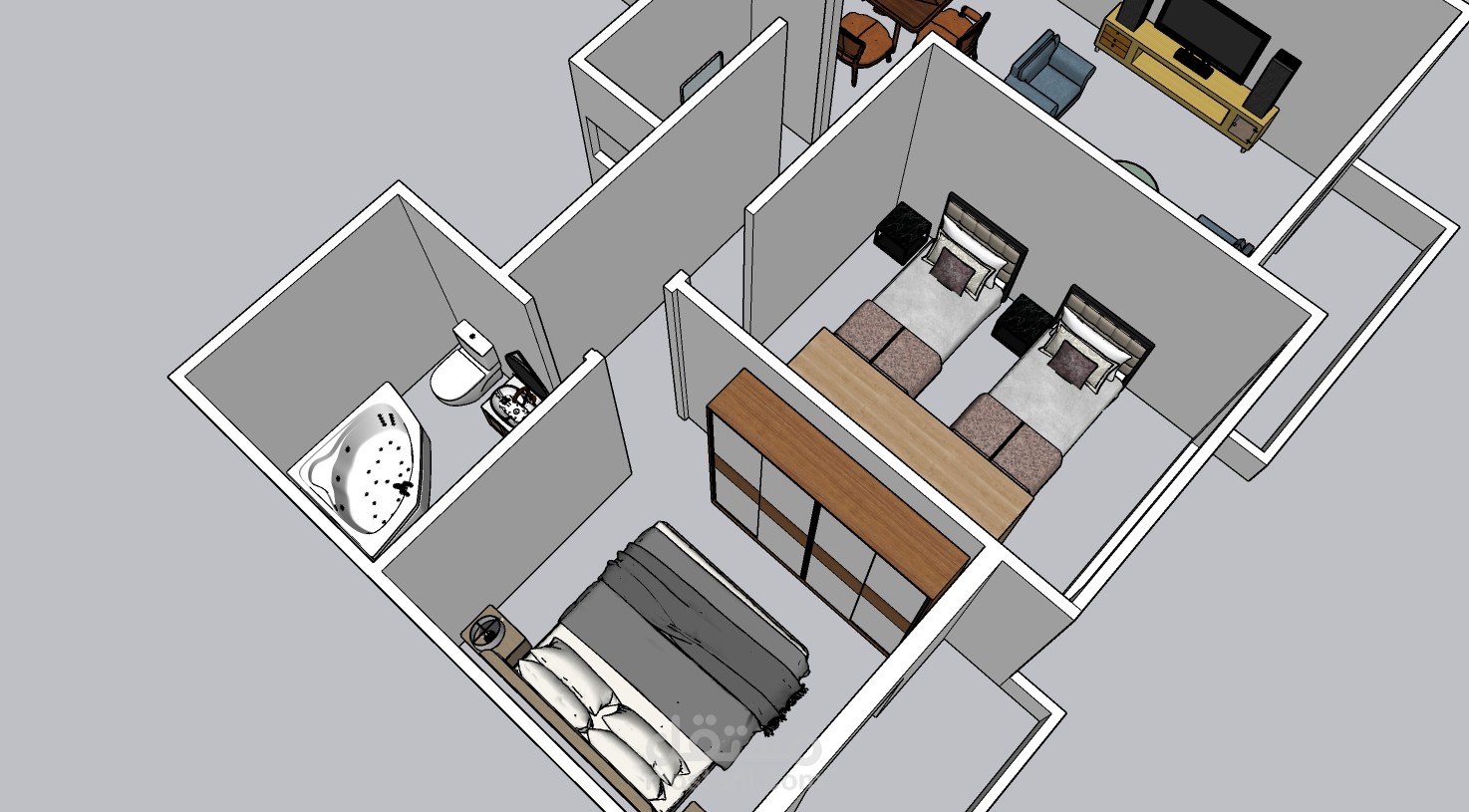 فرش شقة سكنية