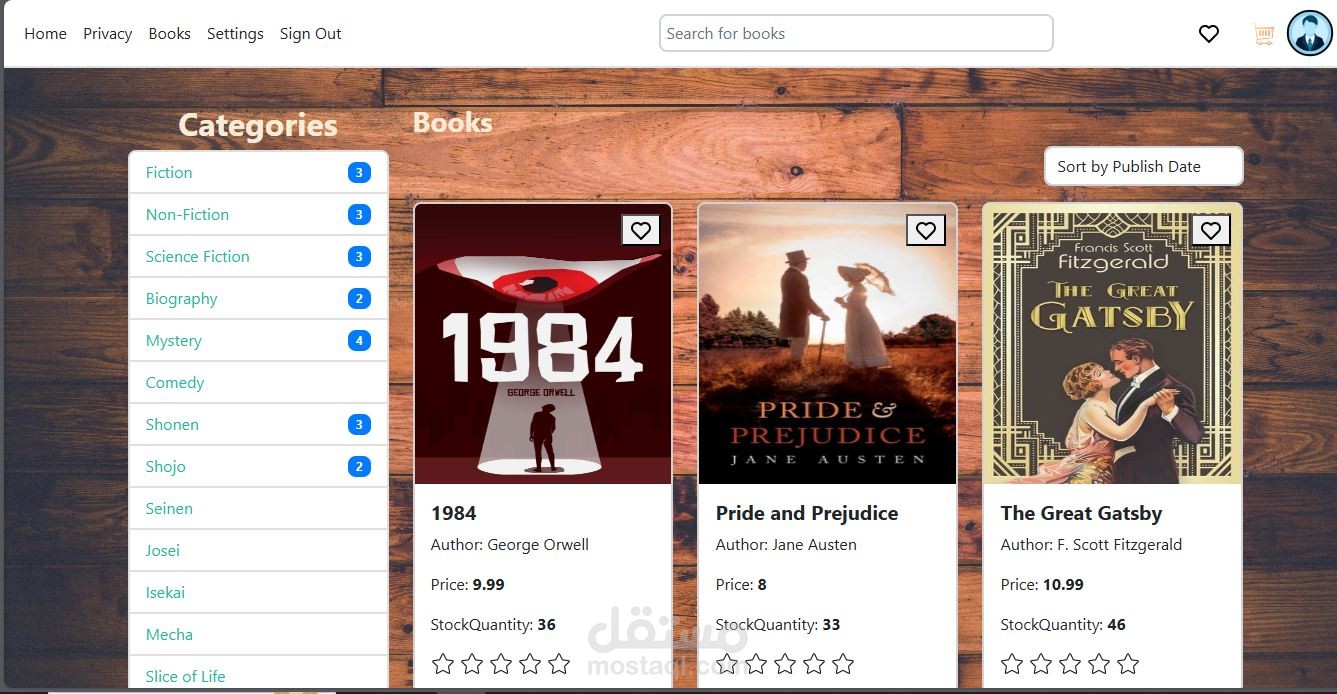 Book Store Web Application