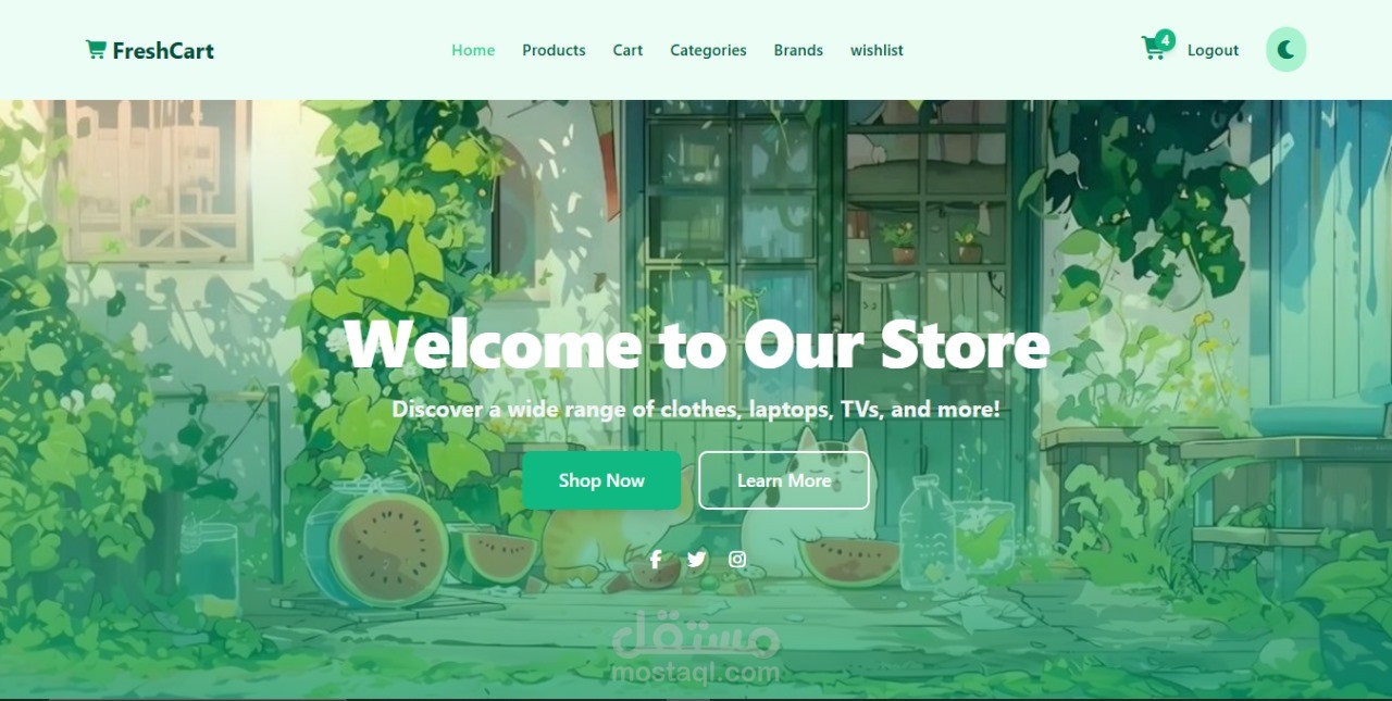 FreshCart: Modern E-Commerce App (Angular & Tailwind)