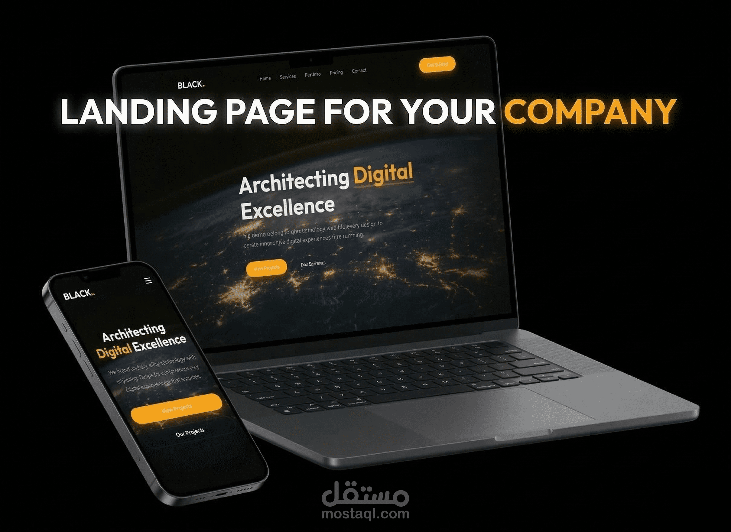 بلاك - موقع احترافي وعصري