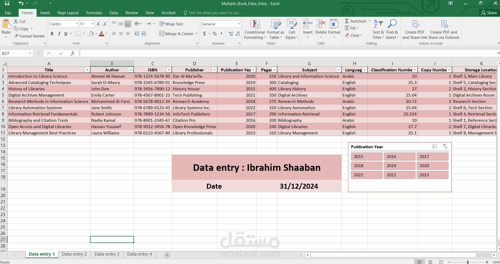 أخصائي إدارة البيانات الوصفية (Metadata Specialist)