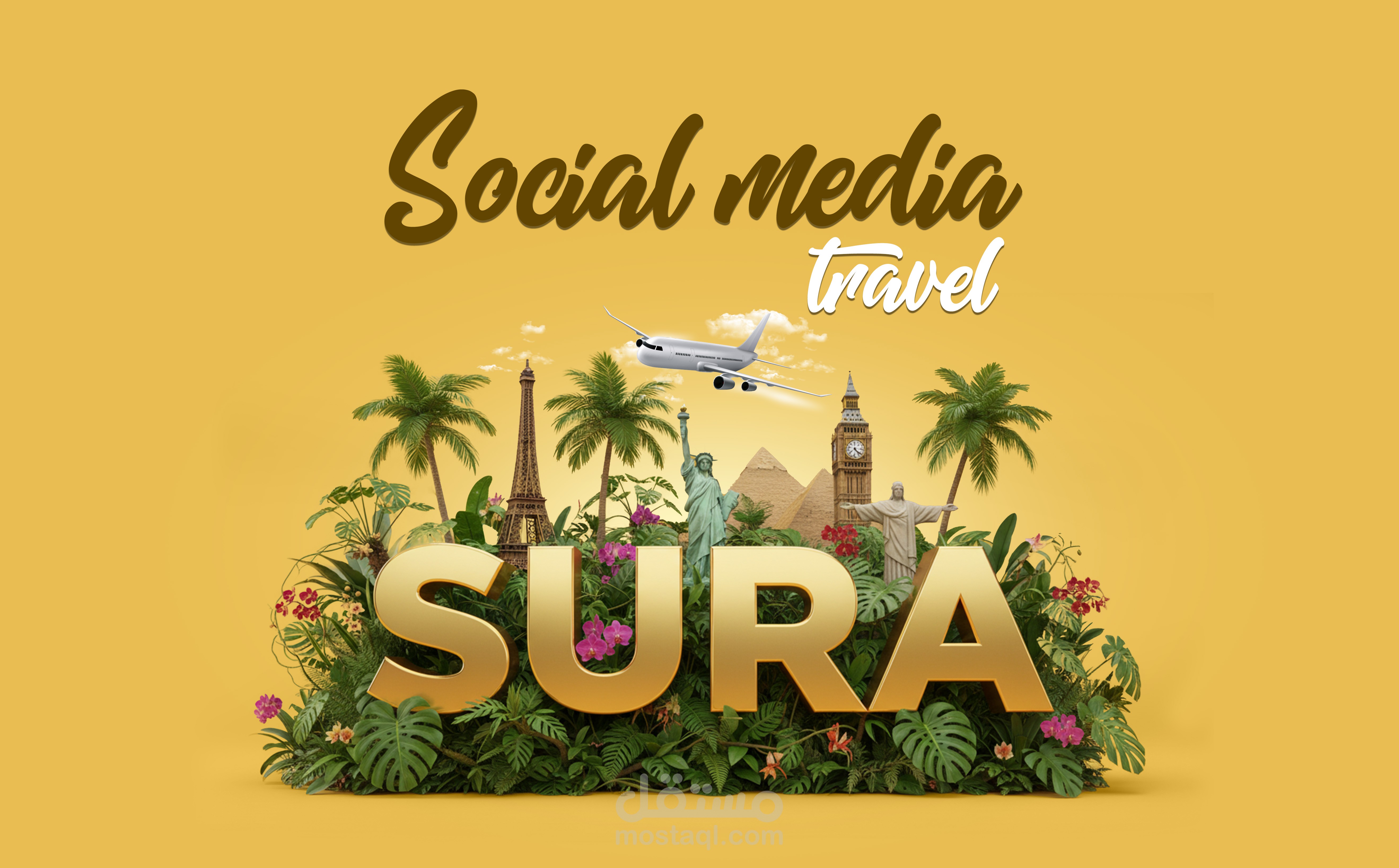 (Social media design( travel companies
