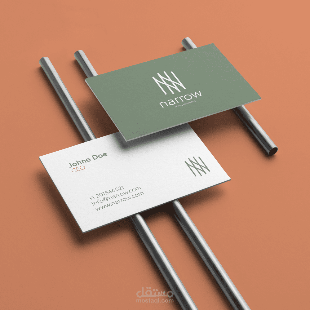 تصميم علامة تجارية وهوية بصرية لشركة Narrow