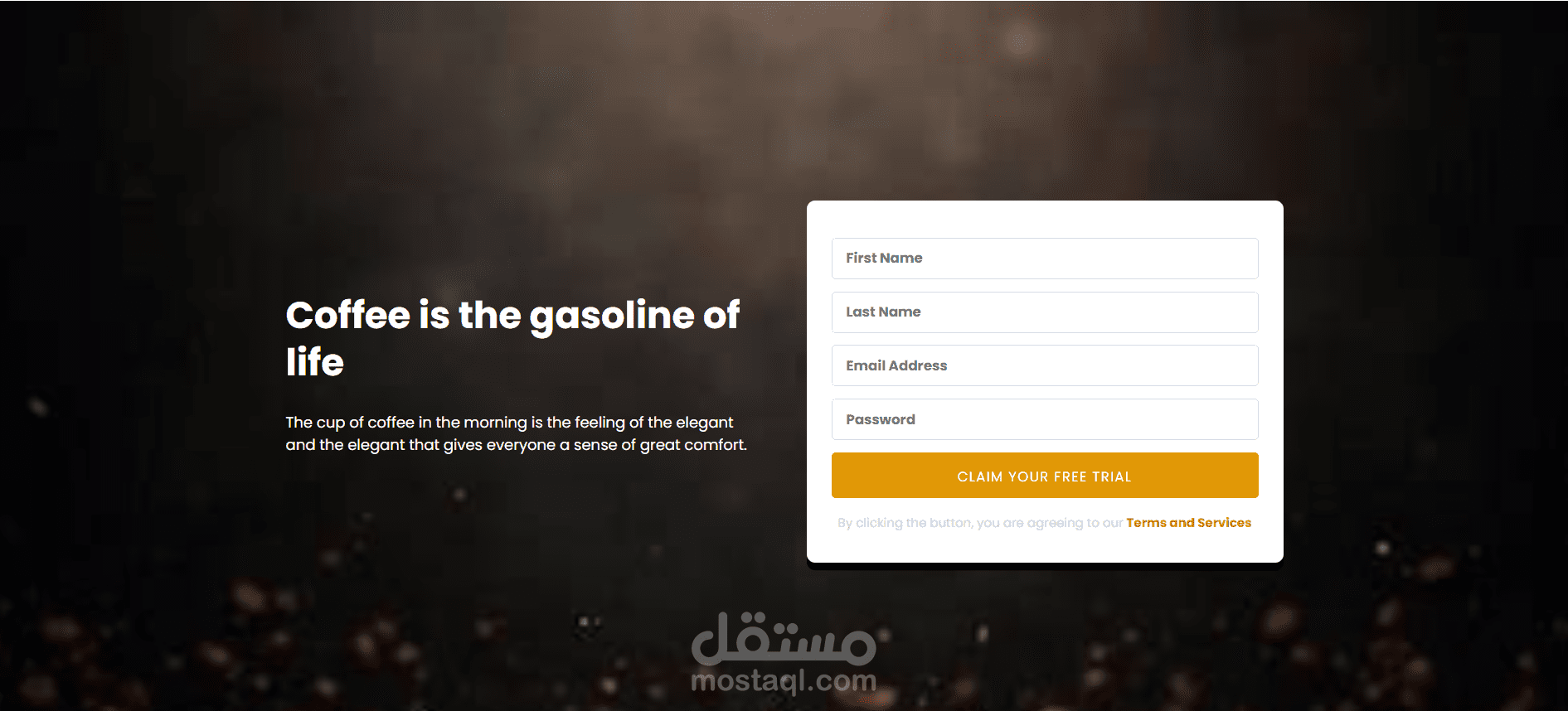 صفحه هبوط login