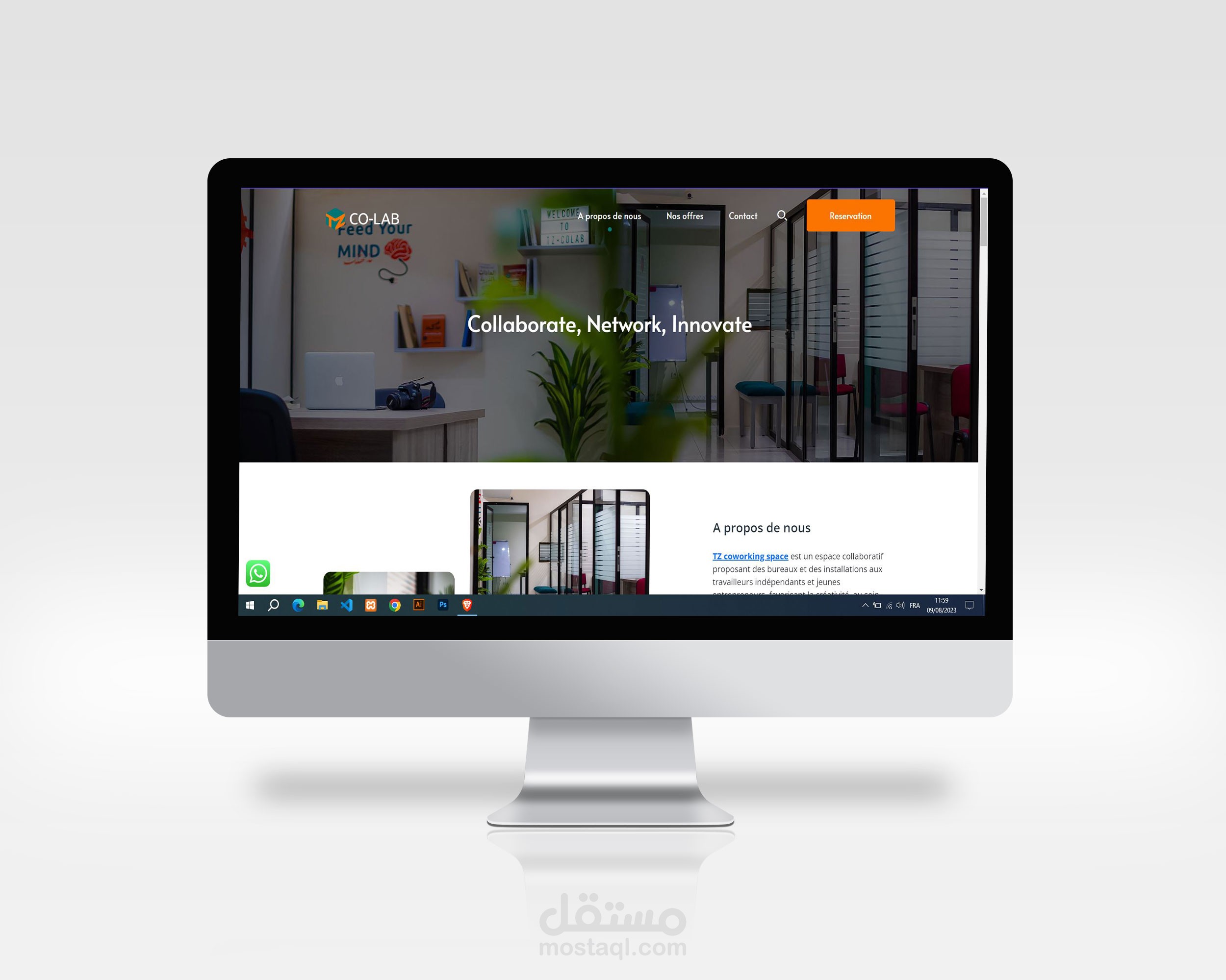 ( wordpress ) Site Web Tz co-lab