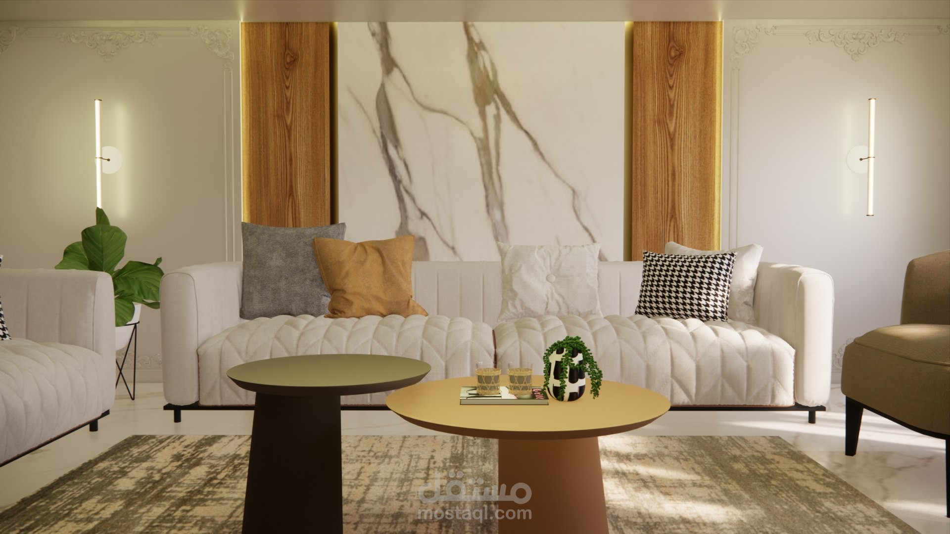 تصميم غرفة ضيوف