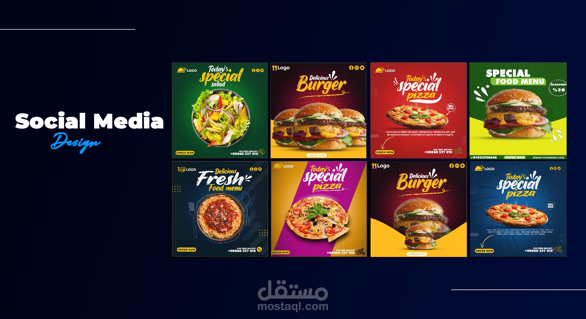 تصاميم سوشيل ميديا .