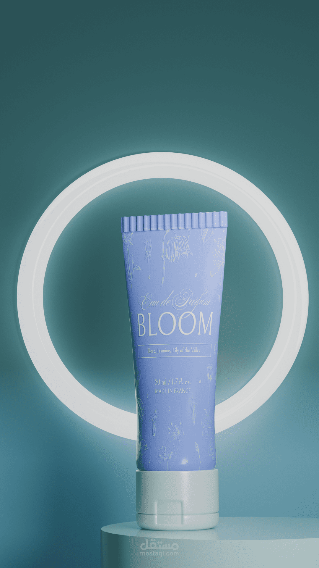 Stunning Cosmetic Cream Tube Animation Created in Blender