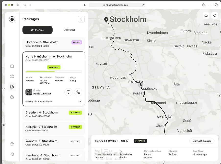 Delivery-Web-App-Design