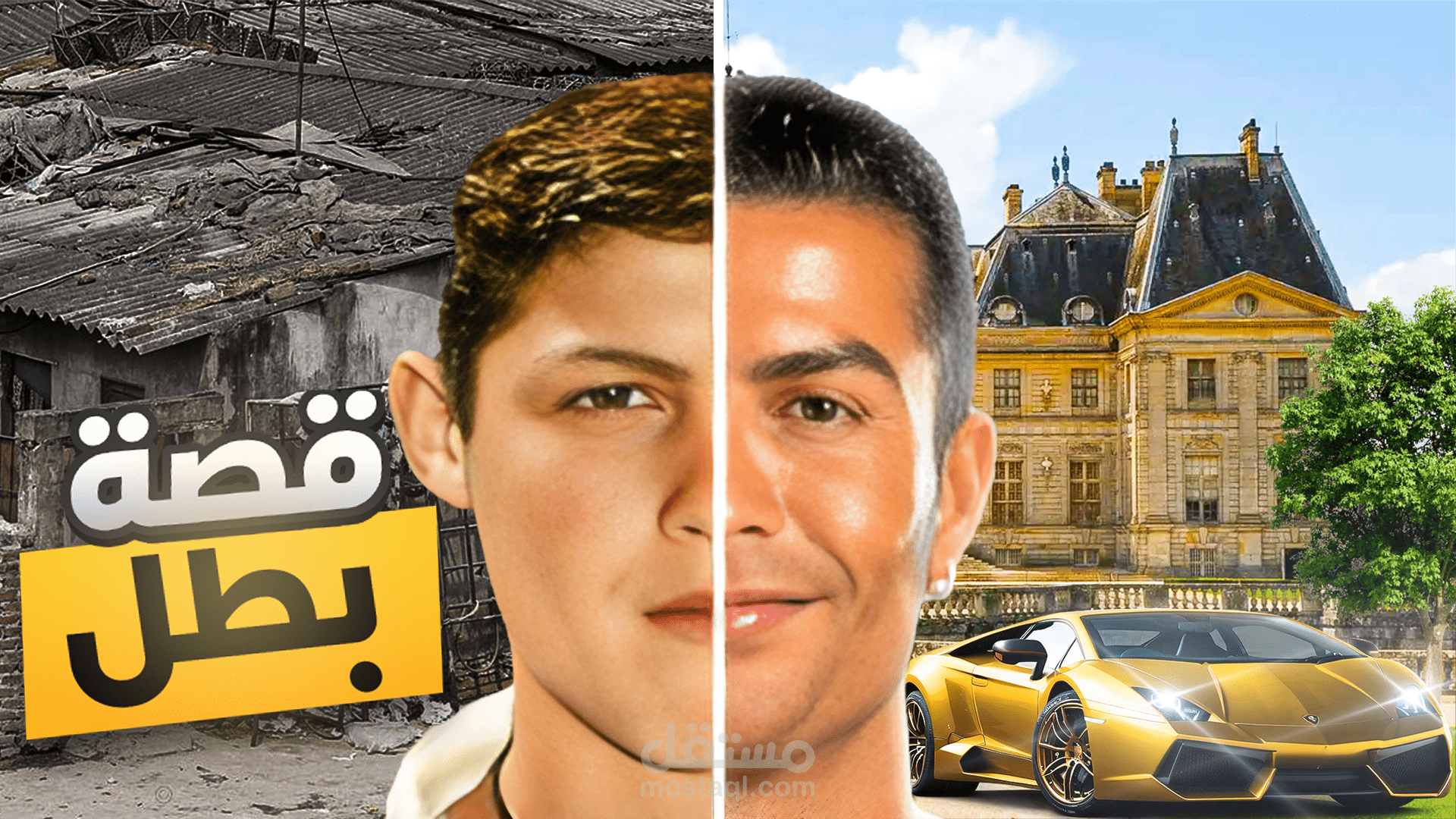 تصميم صورة مصغرة لكريستيانو رونالدو