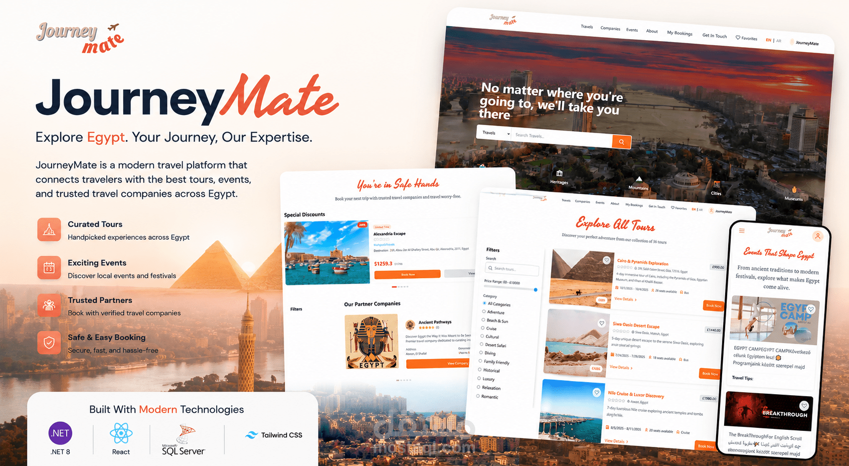 Journey Mate – منصة سياحية ذكية متكاملة