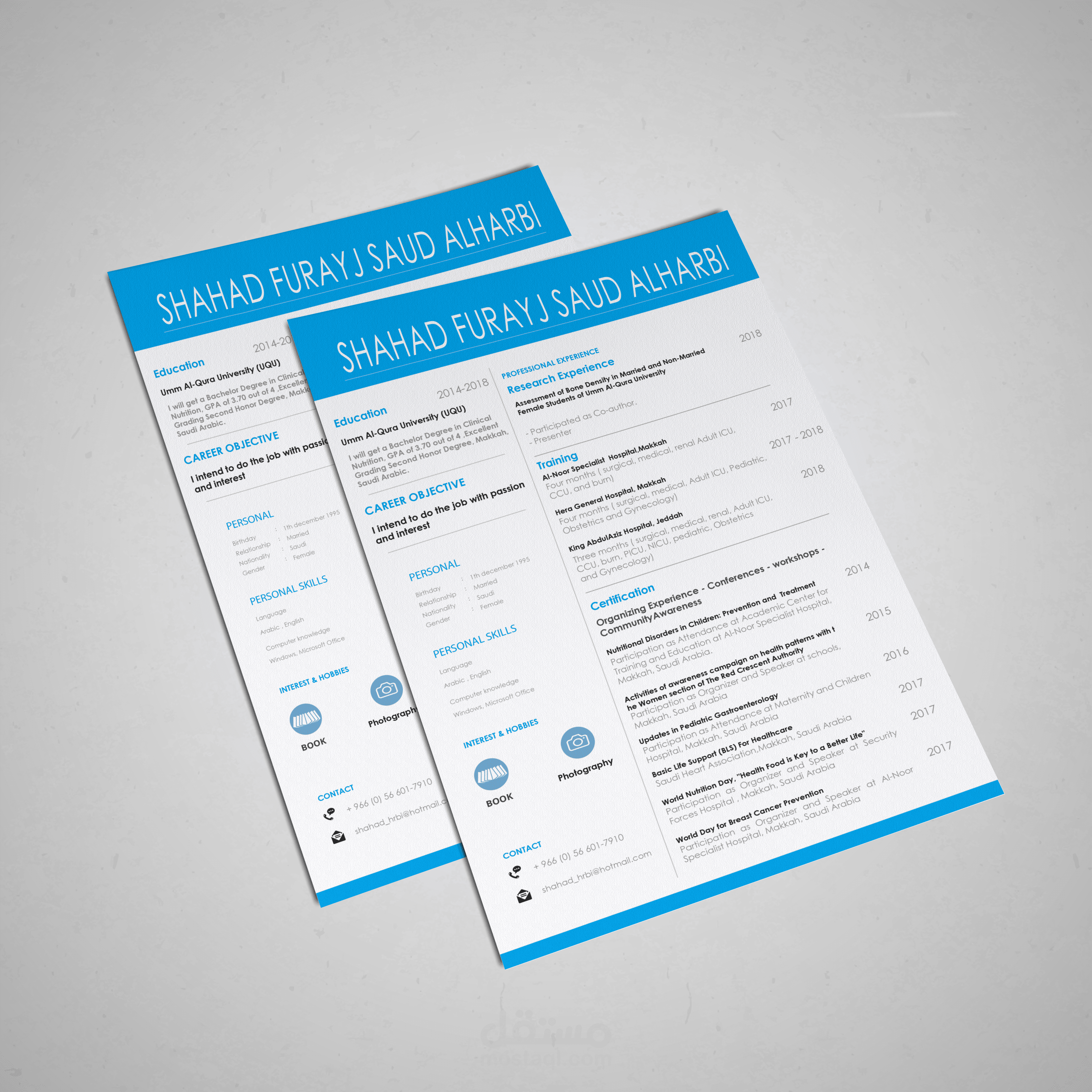 C.v Dr : Shahad Furayj Saud AL Harbi