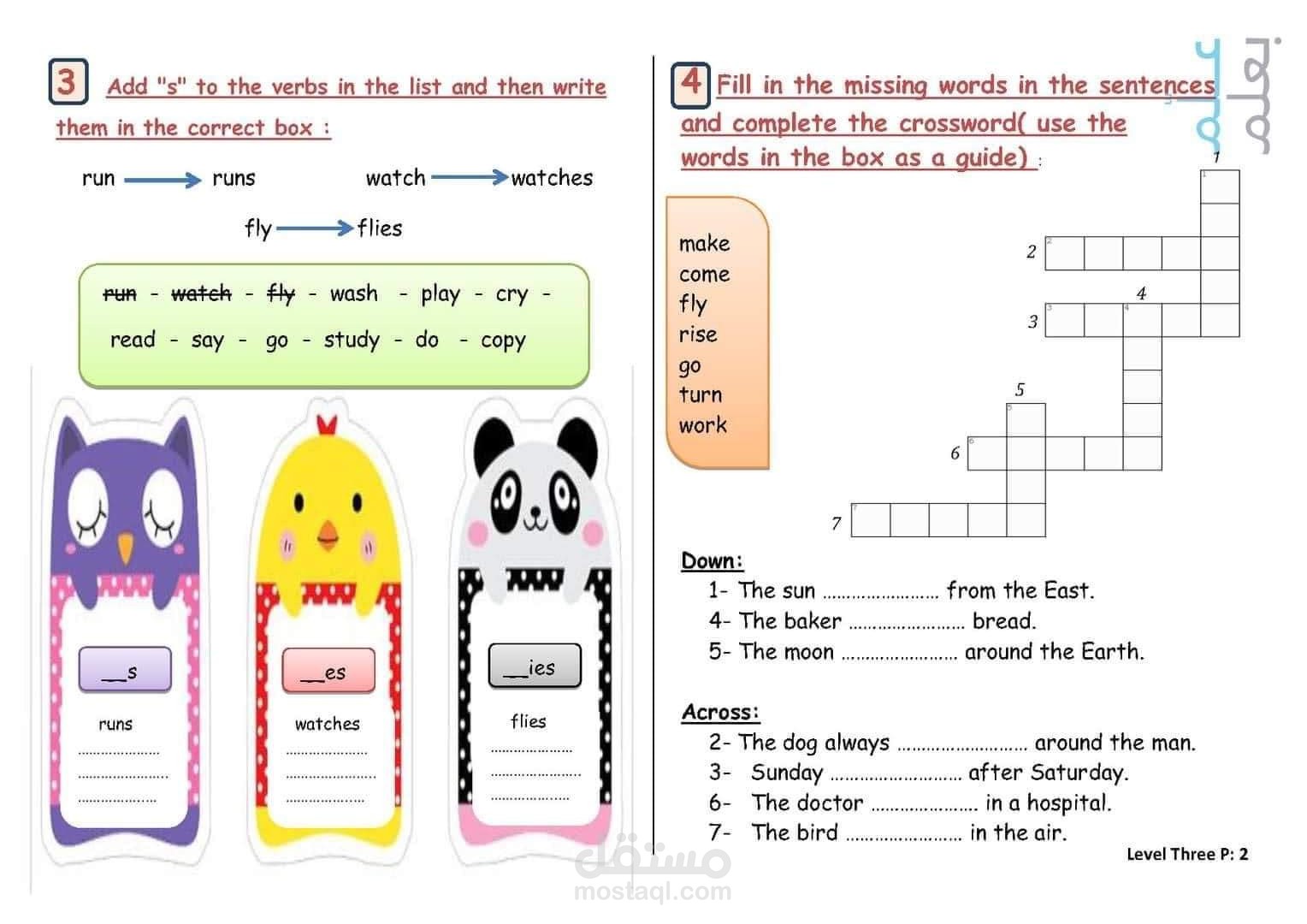 شرح دروس اللغه الانجليزيه وازمنه  زمن المضارع البسيط present simple