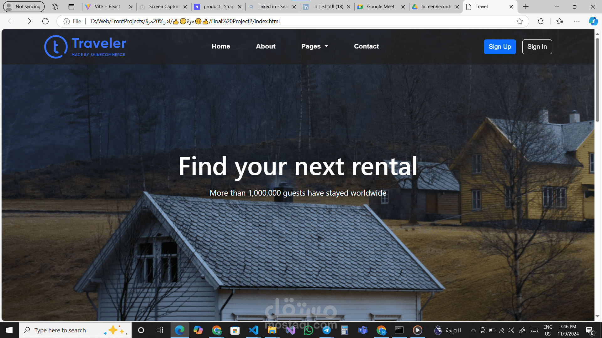 Travel Website