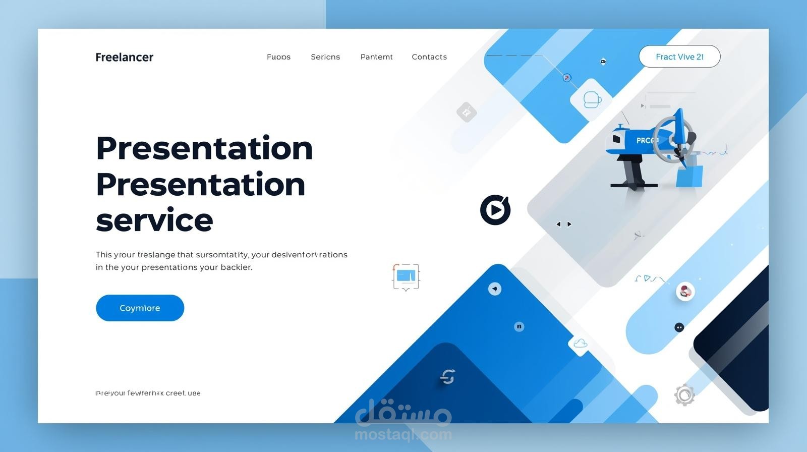 انشاء باوربوينت احترافي