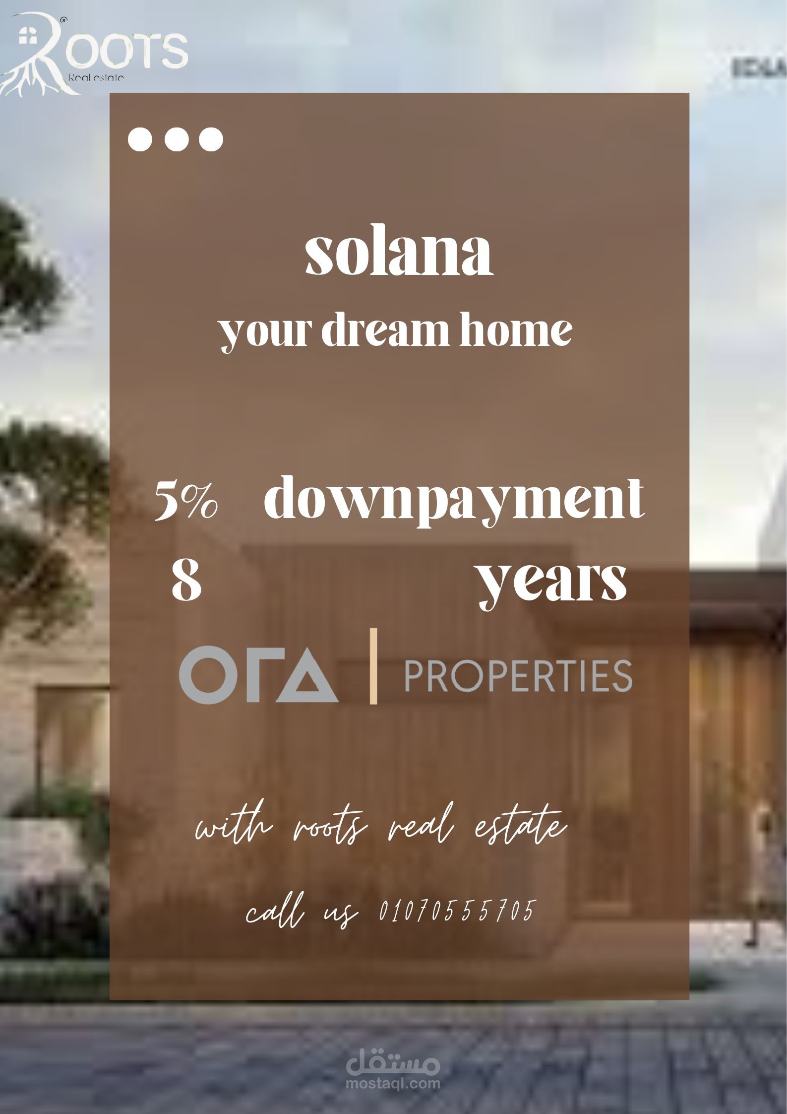 Brochure for real estate company