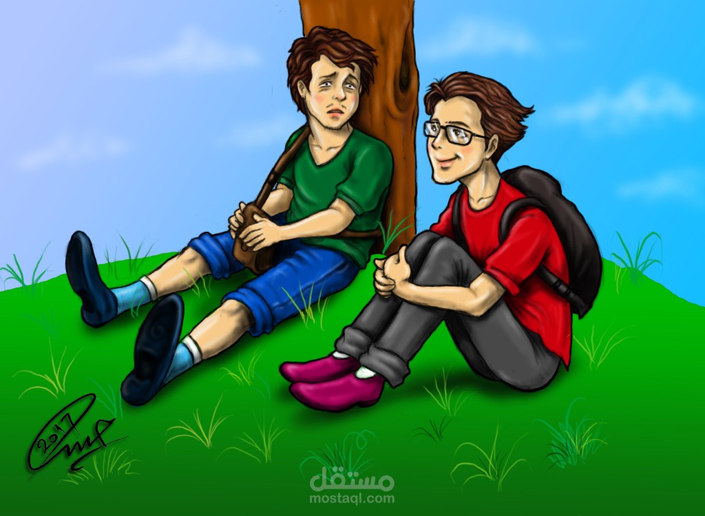 رسوماتي بالفوتوشوب والستريتور