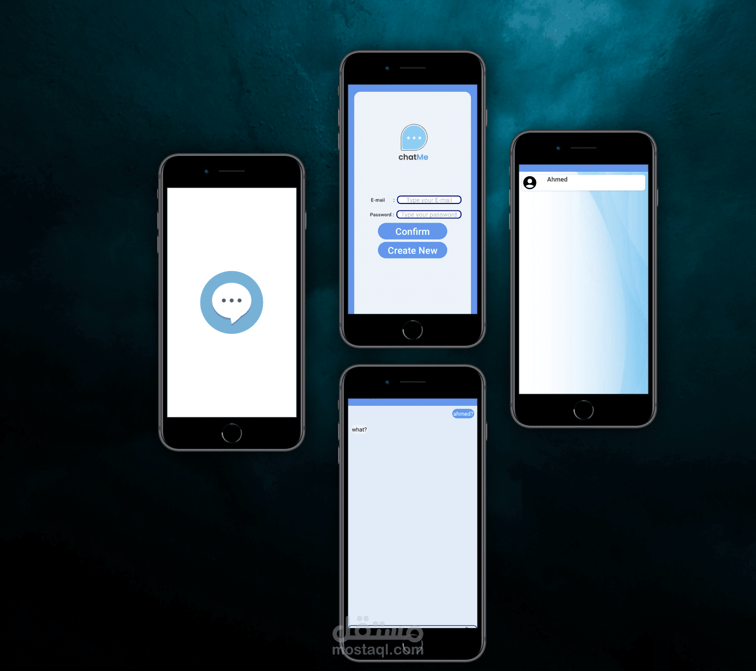 تطبيق اندرويد "ChatMe"