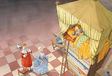 قصة قصيرة للاطفال (الاميرة النائمة)