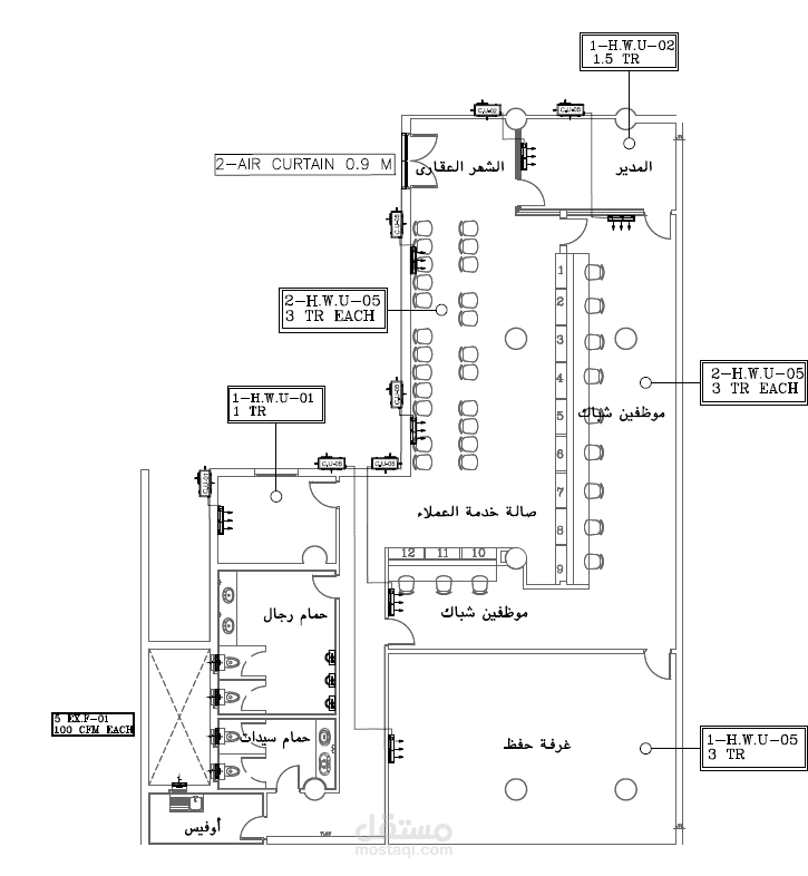 SPLIT SYSTEM FOR OFFICE BUILDING | مستقل