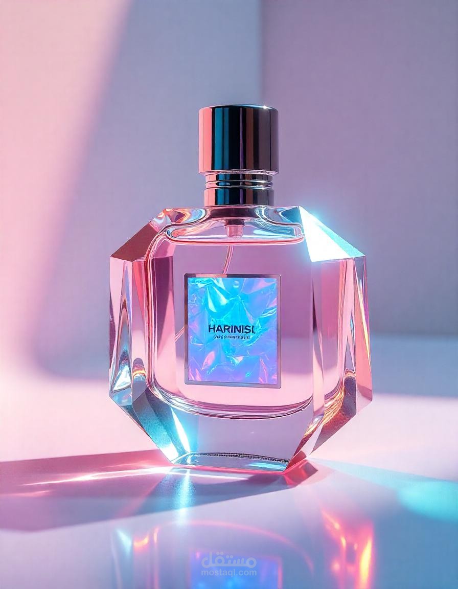 تصميمات مختلفة لزجاجة عطر