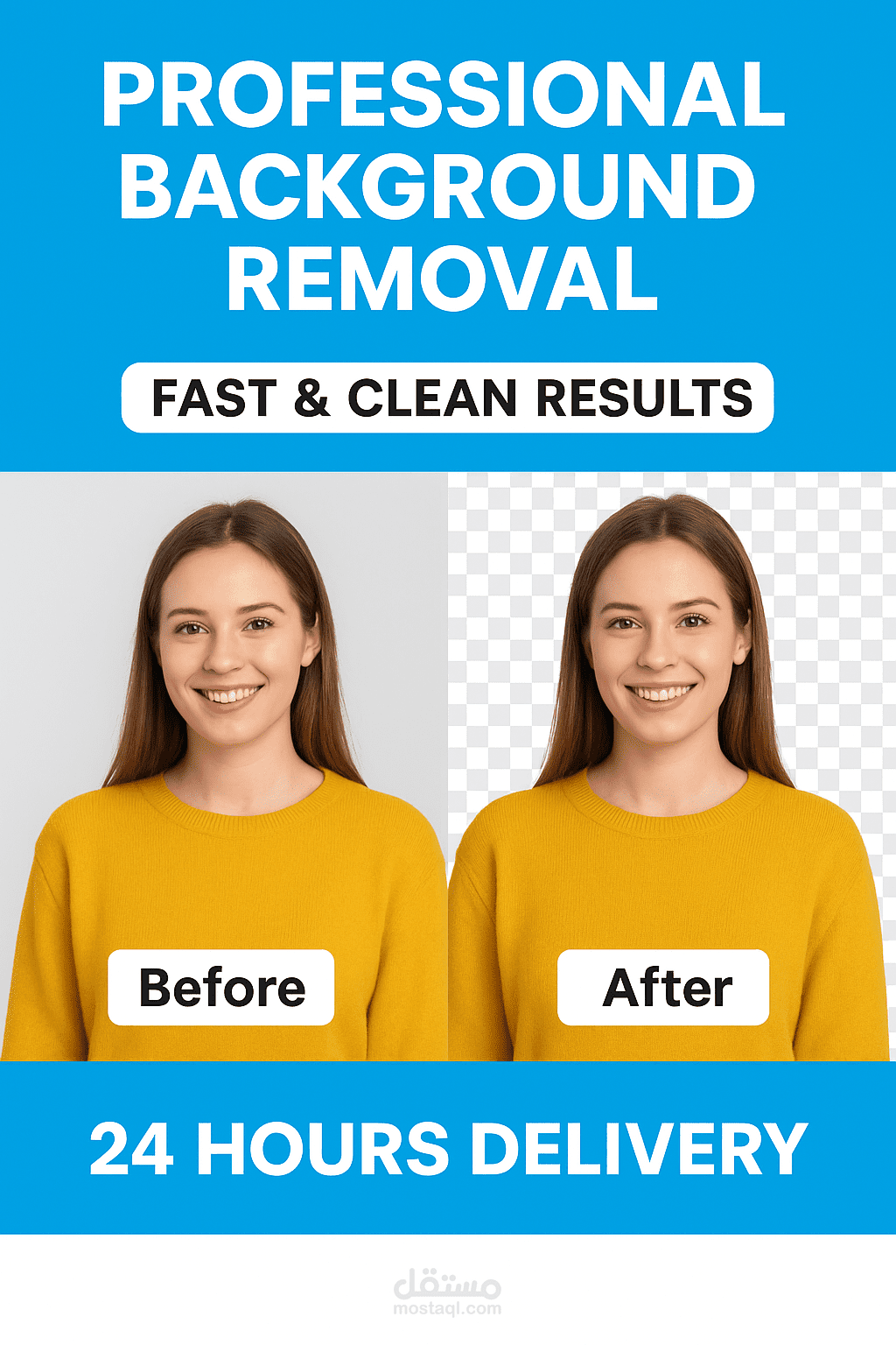 I will professionally remove the background from your photos in minutes
