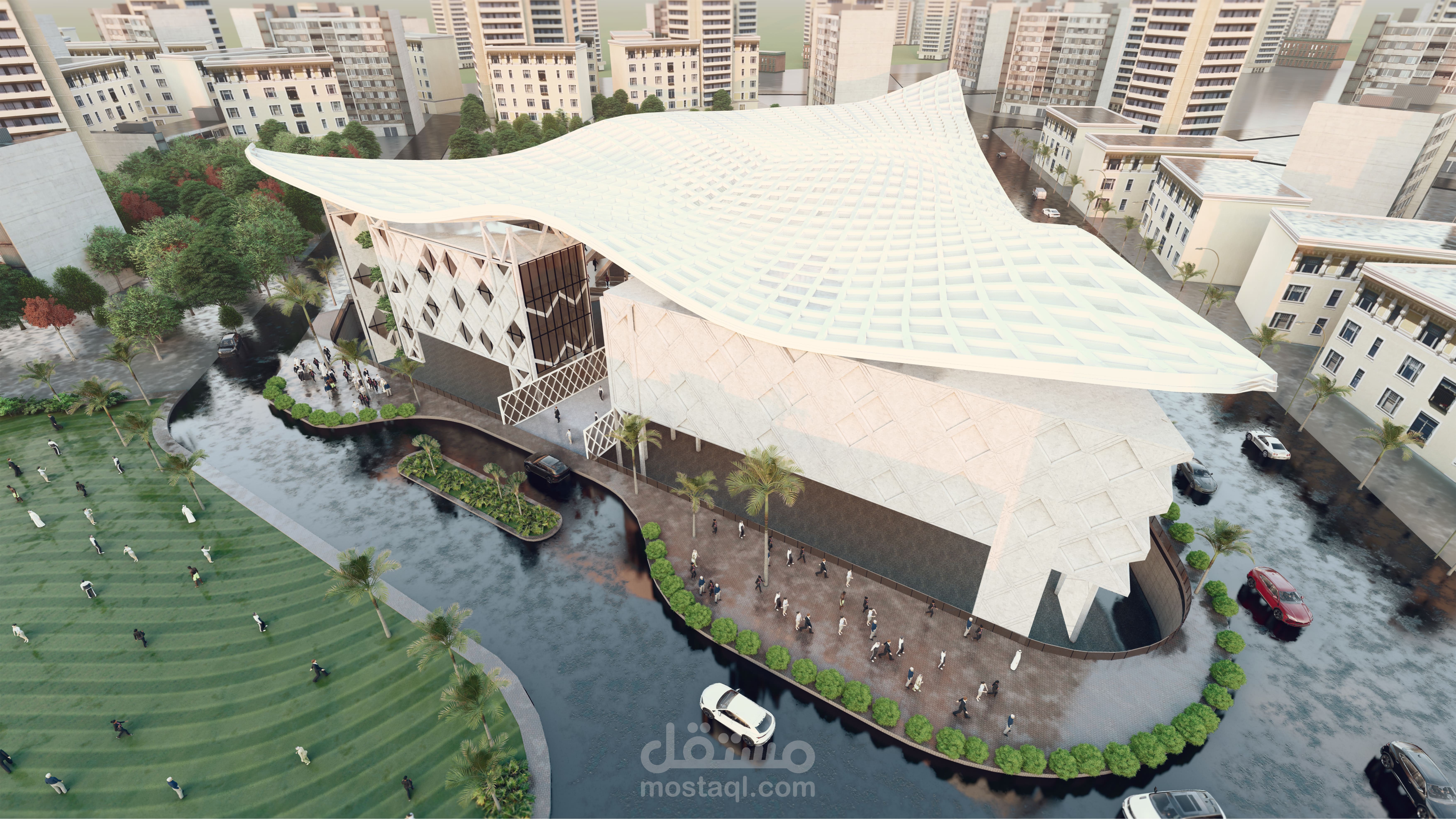 مجمع ثقافي تنموي-في مدينة صيدا القيمة-Developmental Cultural Complex in Old Saida