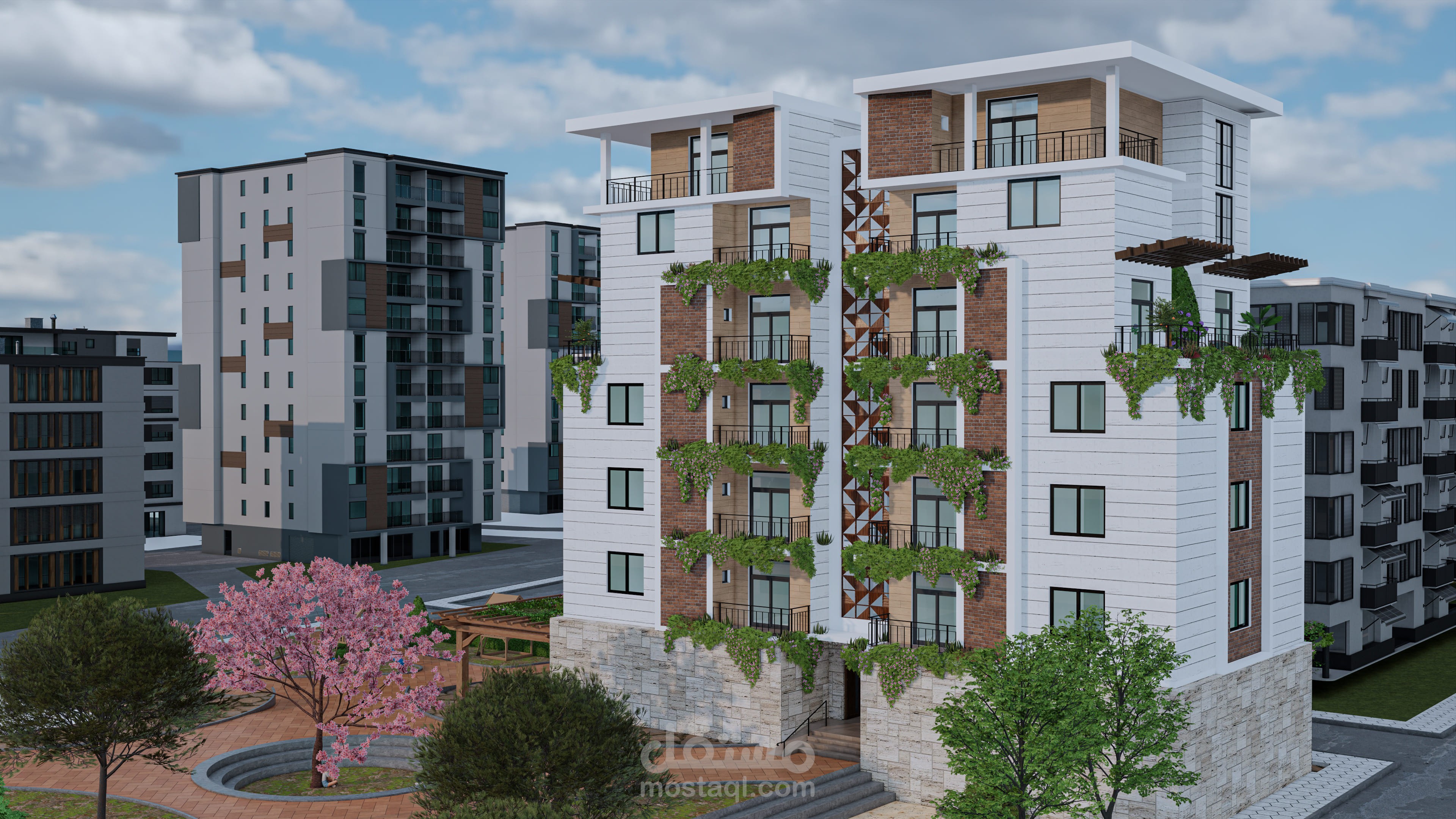 مجمع سكني جماعي مستدام | Sustainable Collective Housing