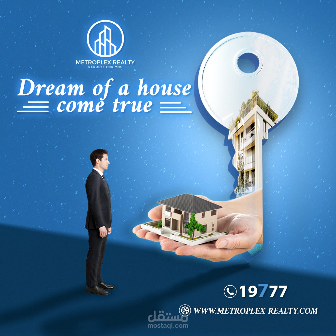 تصميمات احترافية للقطاع العقاري والتسويقي