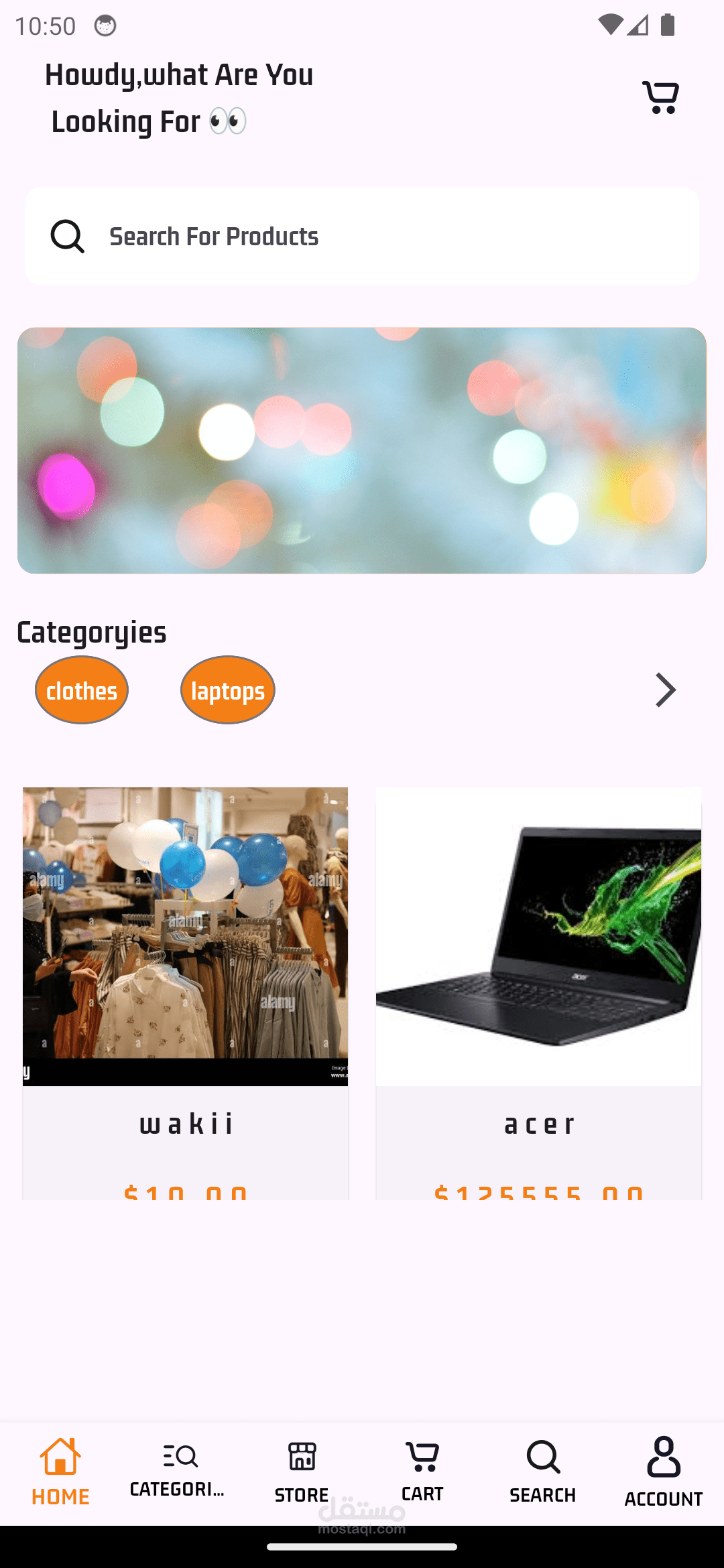 store app using firebase