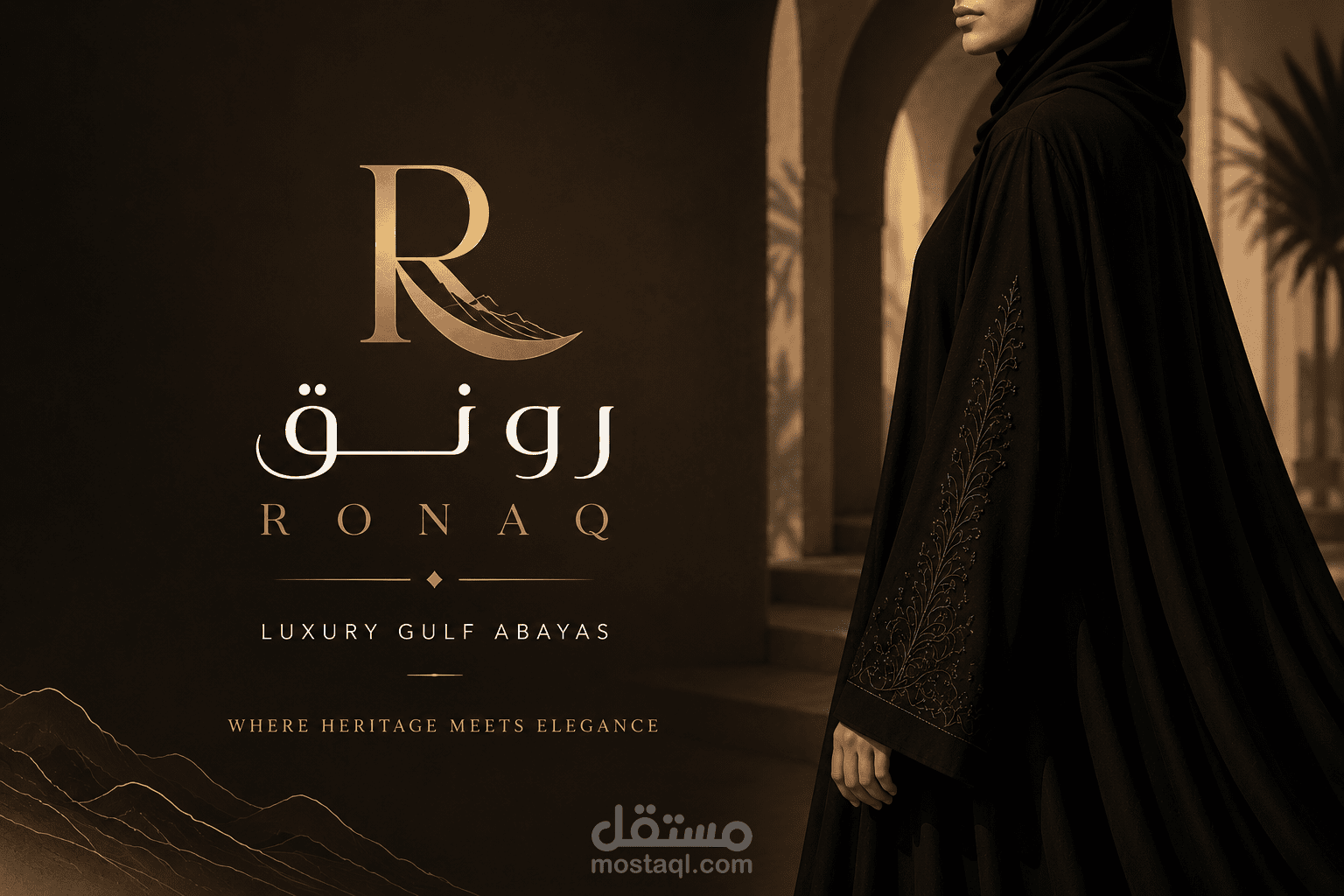 تصميم هوية بصرية فاخرة تعكس الأناقة الخليجية بروح عصرية عالمية