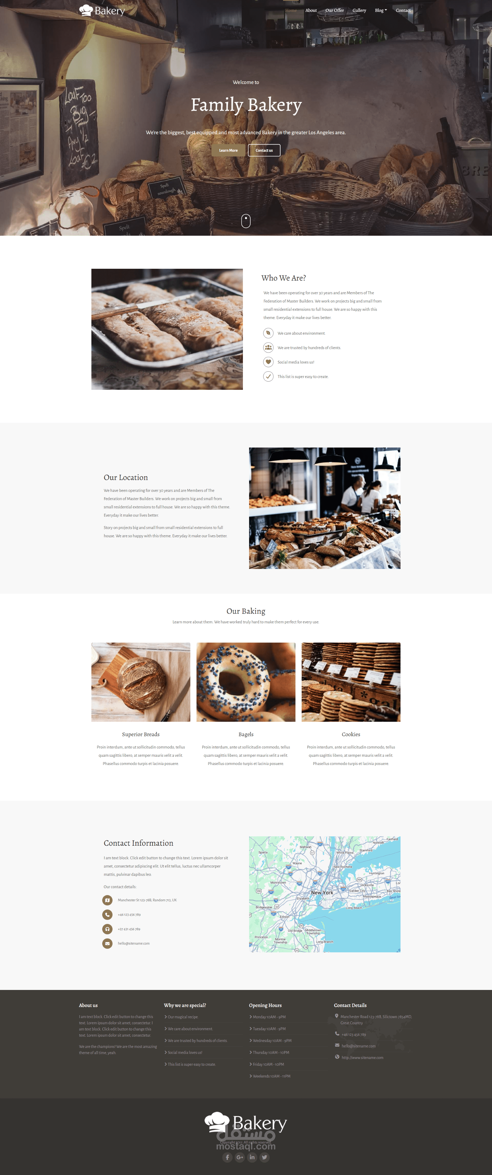 Bakery Website