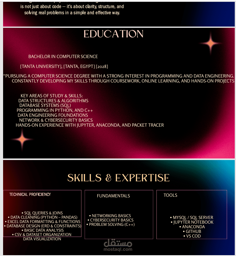 Portfolio of Data Entry & Excel Work