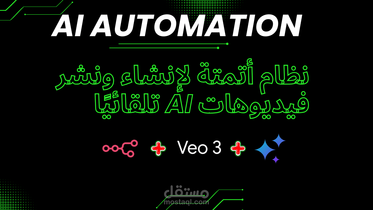 إنشاء ونشر فيديوهات الذكاء الاصطناعي تلقائيًا على السوشيال ميديا باستخدام Veo3 و Blotato وN8N