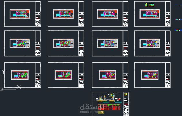 التصميم الكهربي وتصميم التكيف والتيار الخفيف لفيلا