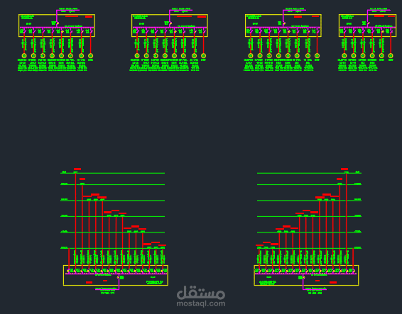 التصميم الكهربي وتصميم التكيف والتيار الخفيف لعمارة سكنية