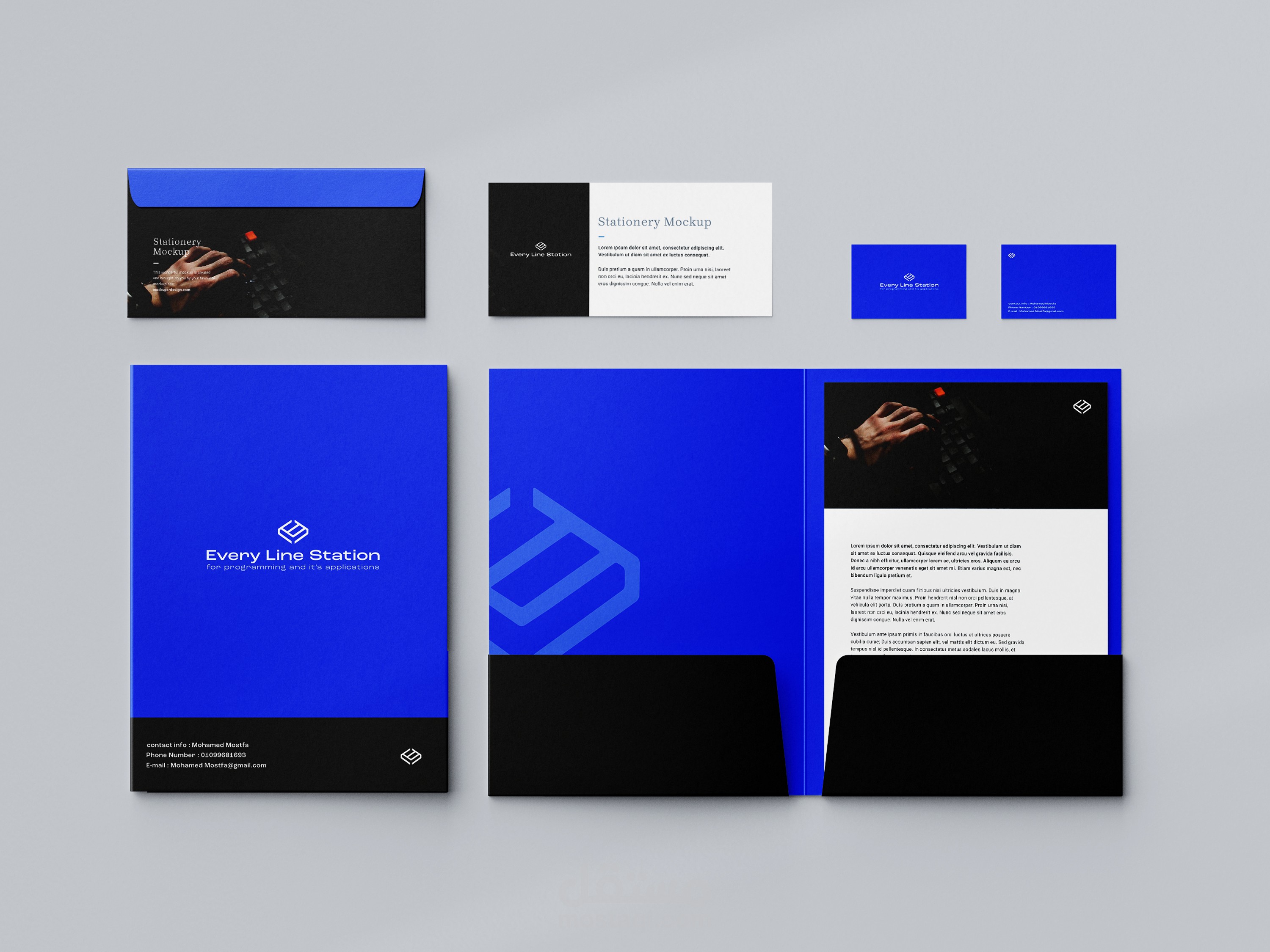 Everline Station Logo & Brand Identity