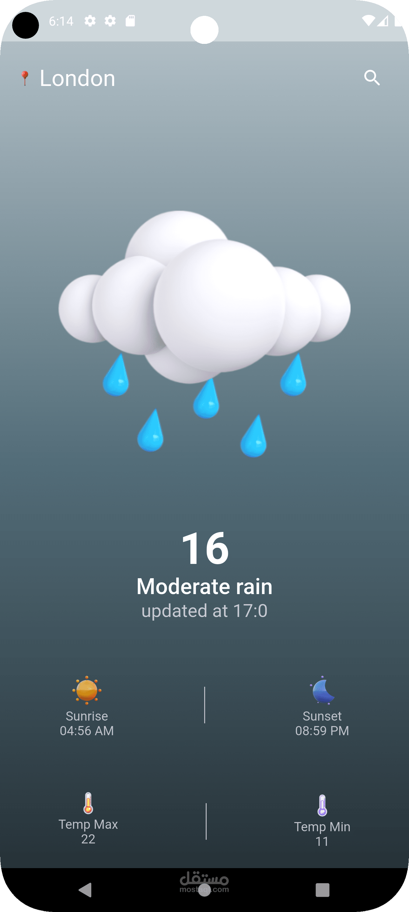 weather app