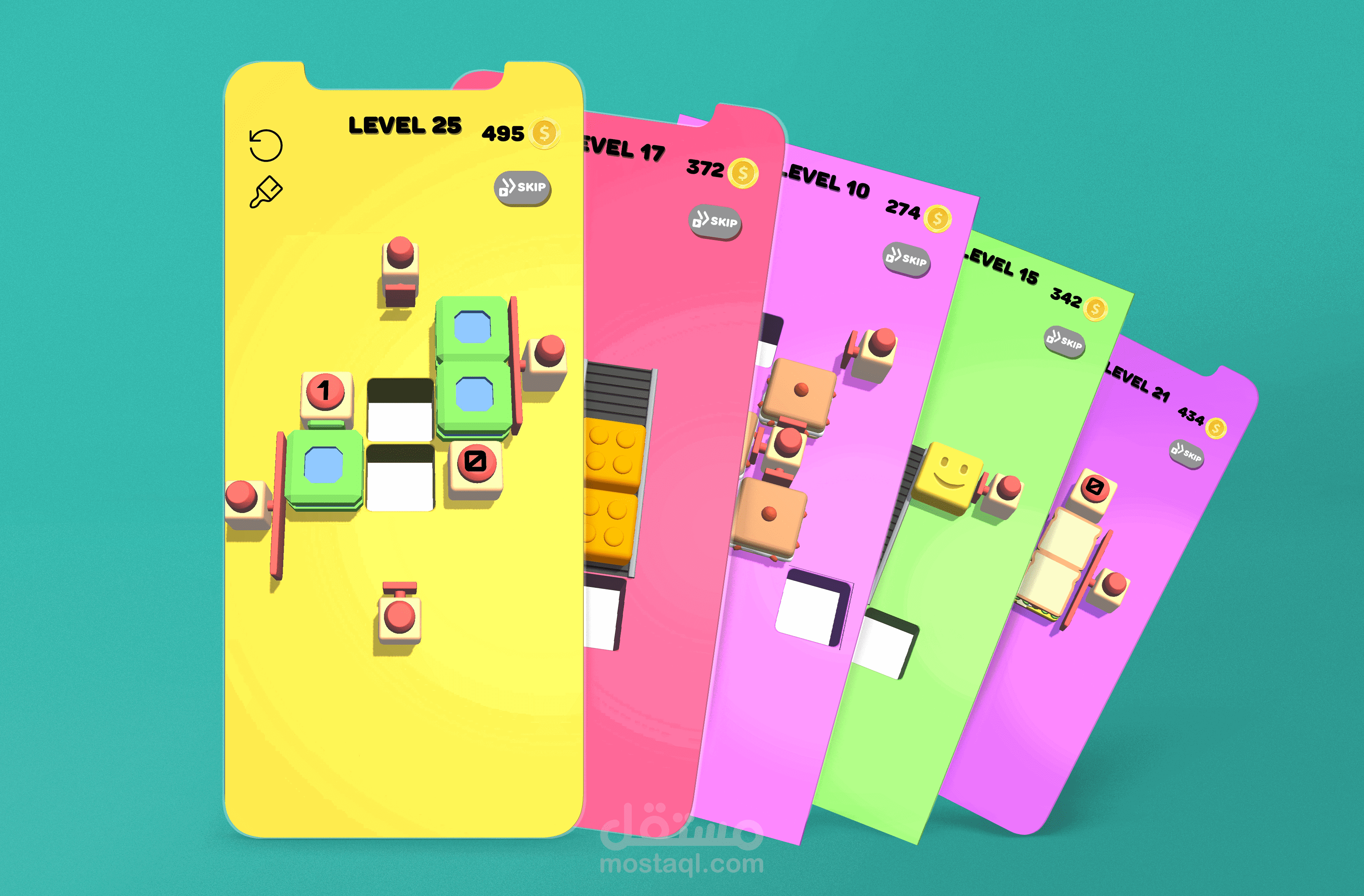 لعبة الدفع ثلاثية الابعاد