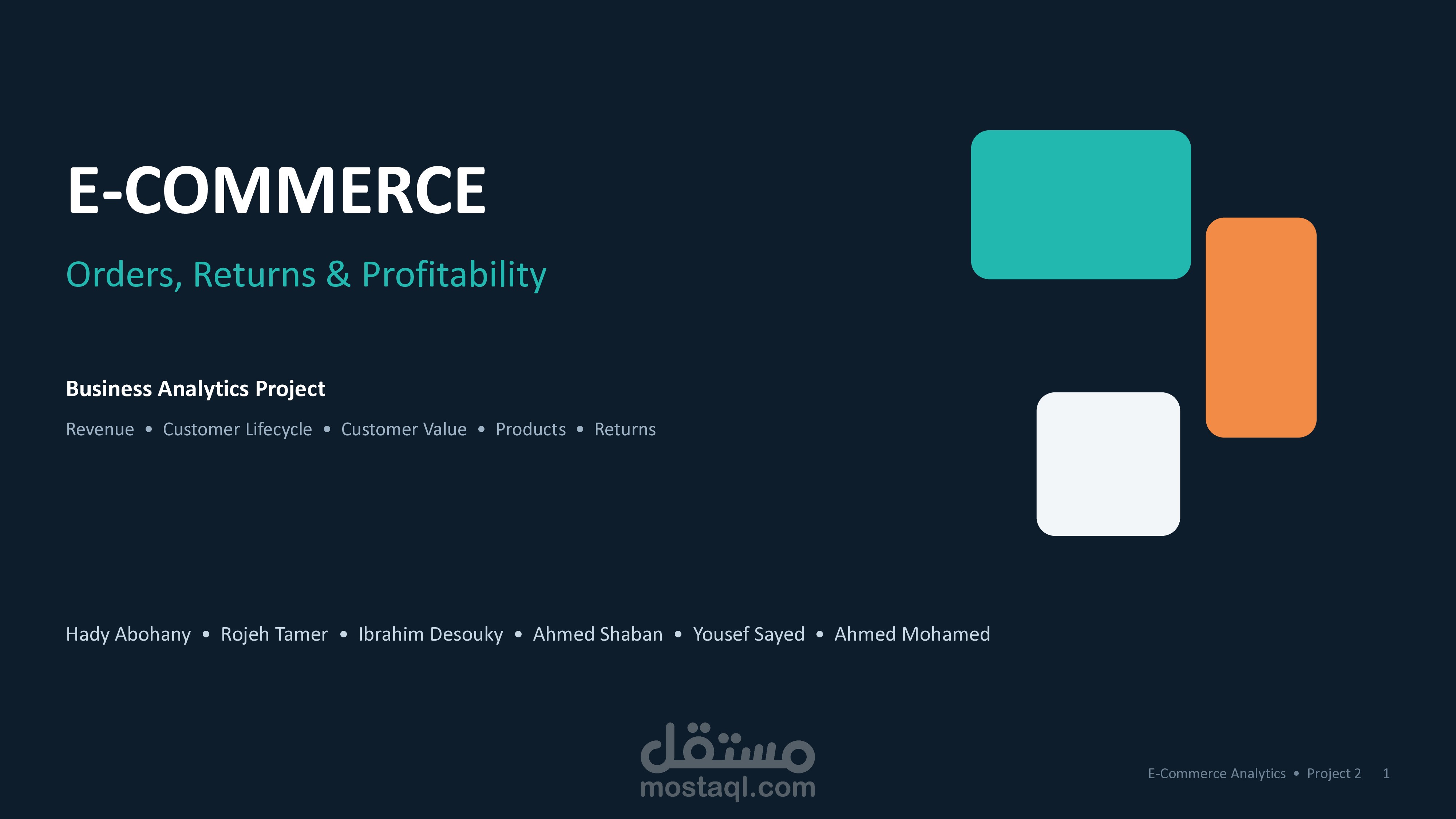 تحليل بيانات متجر إلكتروني لدعم القرارات التجارية (E-Commerce Business Analytics using SQL)