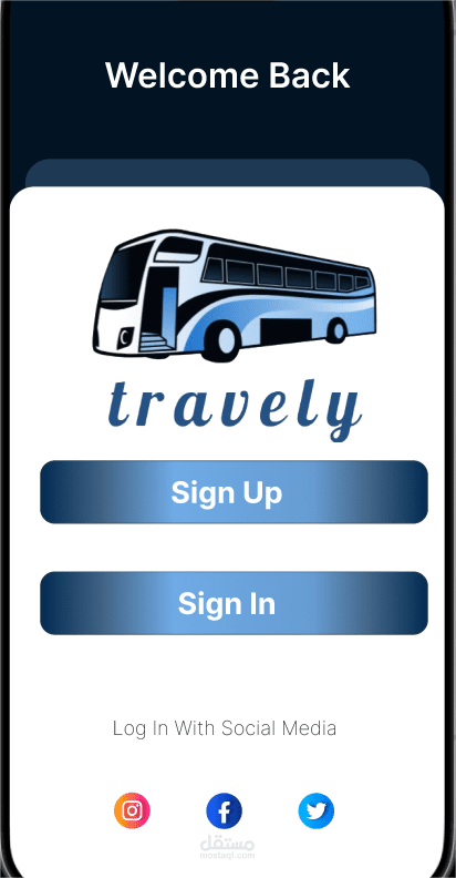 Bus travel app