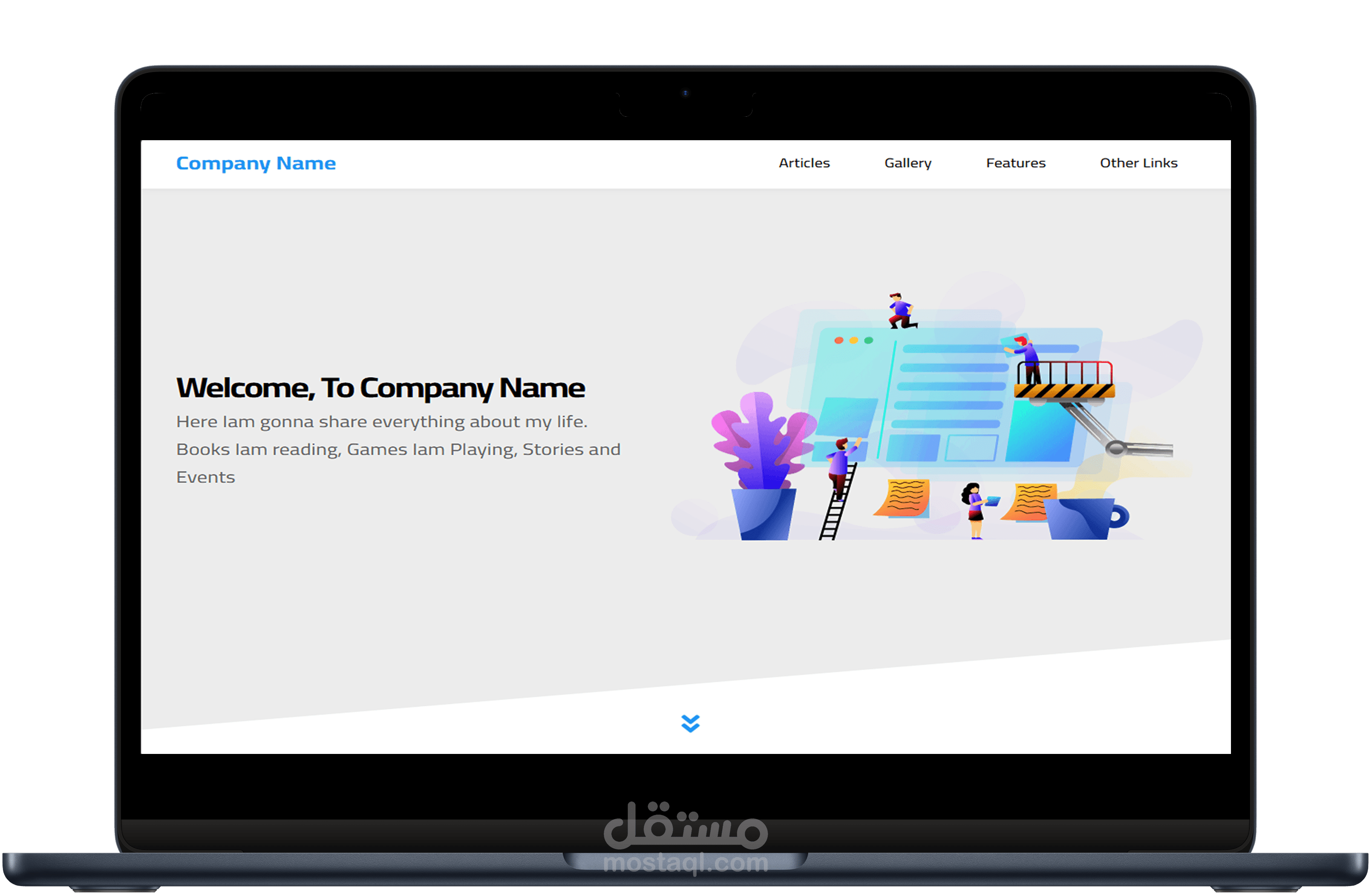 صفحة هبوط Landing Page