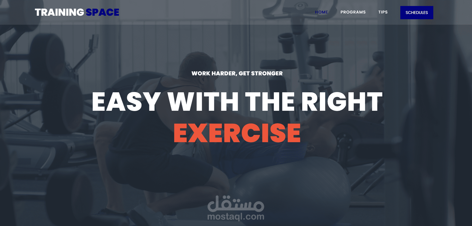 gym website