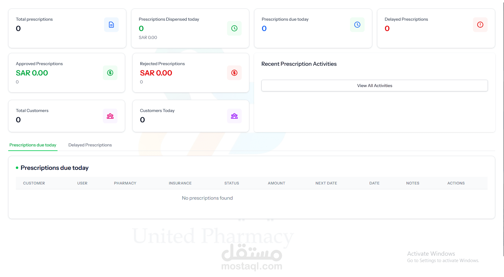 Pharmacy Insurance Tracking System