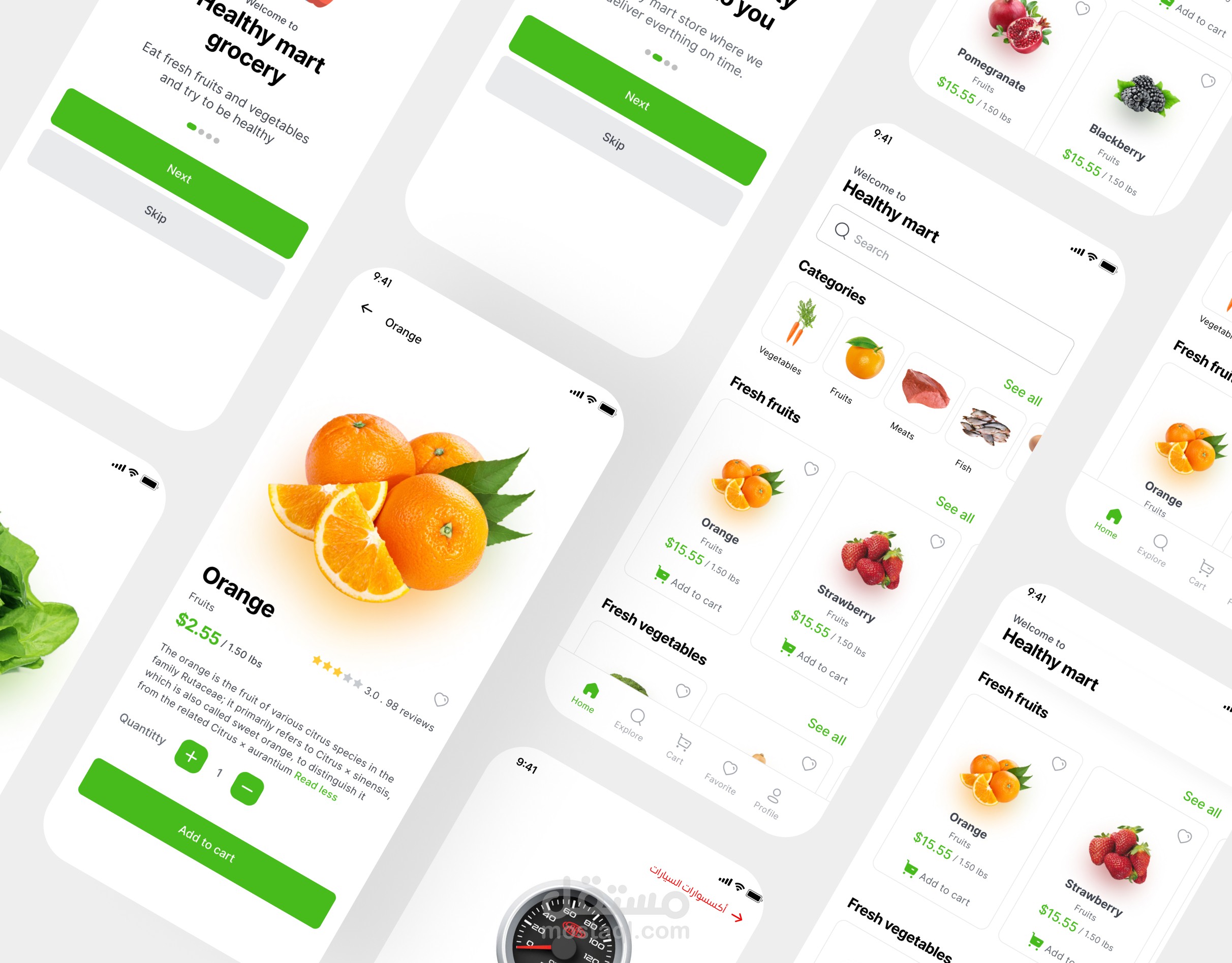Healthy Mart - Grocery App UI Kit